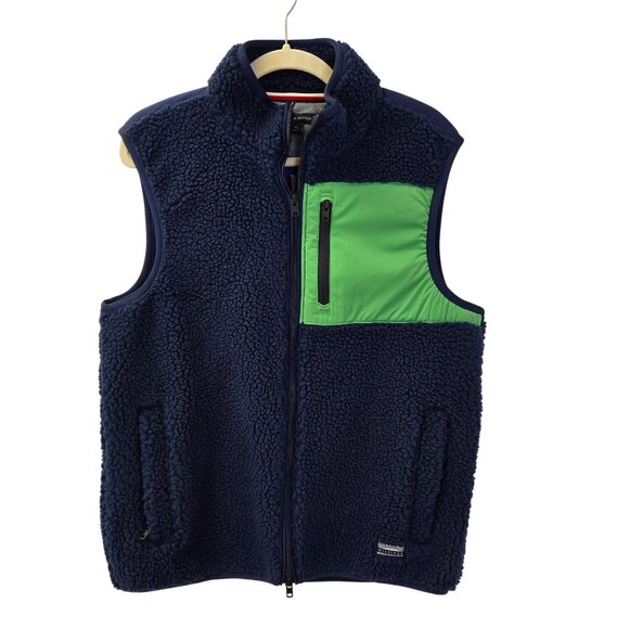 NWT Tommy Hilfiger Off Grid Sherpa Vest Size Medium - Picture 1 of 8